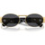 Versace VE2264 Matte Gold Dark Grey Front Folded