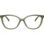Michael Kors Westminster MK4109U Green Transparent Glasses Front Image