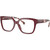 Michael Kors Polanco MK4112 Dark Red Transparent Glasses Angle Image