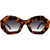 Valley Eyewear Opera Honey Tort Black Sunglasses Front Image