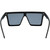 SIN Eyewear The Bar Black Silver Smoke Polarised Inner Frame