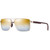Maui Jim Piha Shiny Gold Burgundy Angle