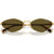Miu Miu MU56ZS Gold Dark Brown Front Folded