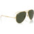 Ray-Ban Old Aviator RB3825 Arista Gold Green Angle