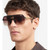 Carrera 1066/S Matte Black Brown Gradient Angle Face