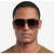 Carrera Victory C 01/S Matte Black Brown Gradient Front Face