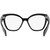 Prada Glass PR20ZV Black Back Angle