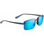 Maui Jim Laulima Alt Fit Shiny Black Blue Hawaii Angle
