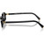 Miu Miu MU11ZSF Black Dark Grey Temple