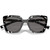 Prada PR23ZS Black Crystal Tortoise Grey Polarised Front Folded