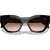 Prada PRA09S Black Brown Gradient Front Folded