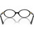 Miu Miu Glasses 01XV Black Clear Inner Frame