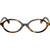 Miu Miu Glasses 01XV Honey Havana Clear Front