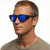 Liive Crafter X Safety Matte Black Blue Mirror Polarised Lifestyle