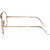 Ray-Ban Aviator RX6489 Rose Gold Temple