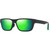 Maui Jim Keola Matte Black Maui Green Angle