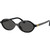 Miu Miu MU04ZS Black Dark Grey Angle