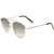 Le Specs Metaphor Gold Khaki Gradient Angle