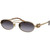 Miu Miu MU54ZS Antique Gold Grey Gradient Angle