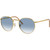 Ray-Ban New Round RB3637 Gold Blue Gradient Angle