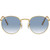 Ray-Ban New Round RB3637 Gold Blue Gradient Front