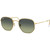 Ray-Ban Hexagonal RB3548 Arista Green Vintage Angle