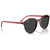 Ray-Ban Bernard RB2230 Transparent Shade Fantasy Red Angle
