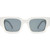 Le Specs Atlantis Matte Silver Dark Grey Front