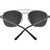 Serengeti Carroll Large Matte Silver Smoke Inner Frame