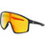 Dragon Eyewear Amped Matte Black Red LL Ion Angle