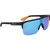 Dragon Eyewear Slotted Matte Black Blue LL Ion Angle