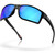 Oakley Gibston XL Matte Black Prizm Sapphire Angle