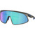 Oakley RSLV Matte Grey Prizm Sapphire Angle