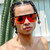 SIN Eyewear The Bar Black Red Flash Mirror Lifestyle