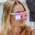 SIN Eyewear The Bar White Purple Flash Mirror Lifestyle