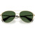 Burberry BE3157 Light Gold Dark Green Front Folded