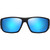 Maui Jim Keha Alt Fit Matte Black Blue Mirror Glass Front