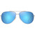 Maui Jim Hau'oli Shiny Silver Blue Hawaii Front