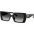 Coach HC8409U Black Grey Gradient Angle