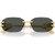 Versace VE2274 Gold Dark Grey Front Folded