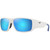 Maui Jim Keha Alt Fit Matte White Blue Hawaii Glass Angle