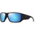 Maui Jim Keha Matte Black Blue Hawaii Glass Angle