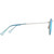 Maui Jim Pukaua Shiny Silver Blue Hawaii Temple