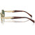 Prada PR65ZS Pale Gold Dark Green Temple