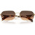 Prada PRA51S Pale Gold Brown Gradient Front Folded