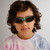 Cancer Council Kids Shark Metallic Green Smoke Polarised Lifestyle