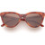 Lu Goldie Isabella Chestnut Brown Front Folded