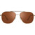 Revo Logan Satin Gold Drivers Polarised Front