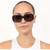 Bask Eyewear Rae Chocolate Brown Gradient Polarised Front Face