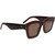 Kaleos Eye Translucent Dark Brown Brown Angle